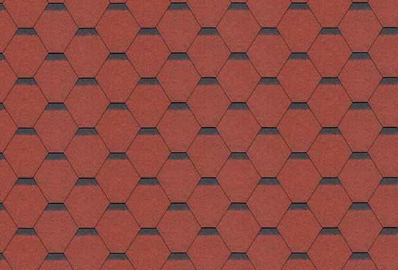 Hexagonal-red